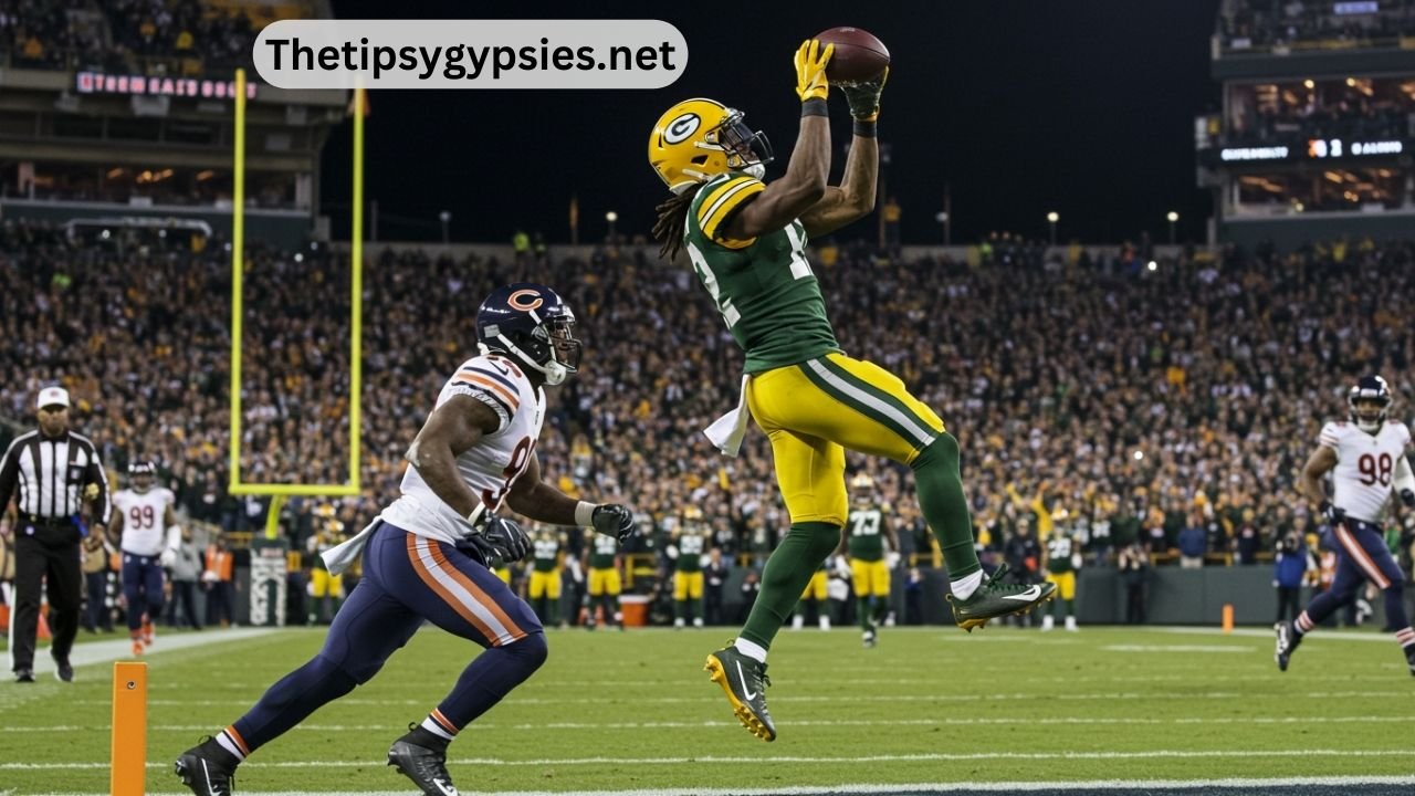 davante adams takes a swipe at the bears.
