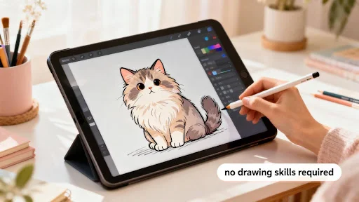Draw a Realistic Cat Online