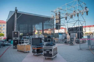 Outdoor event production