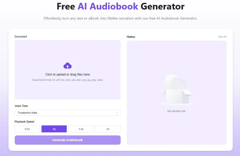 AI Audiobook Generator