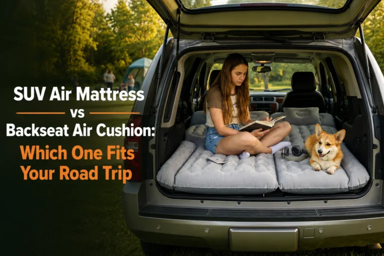 SUV air mattress vs backseat air cushion